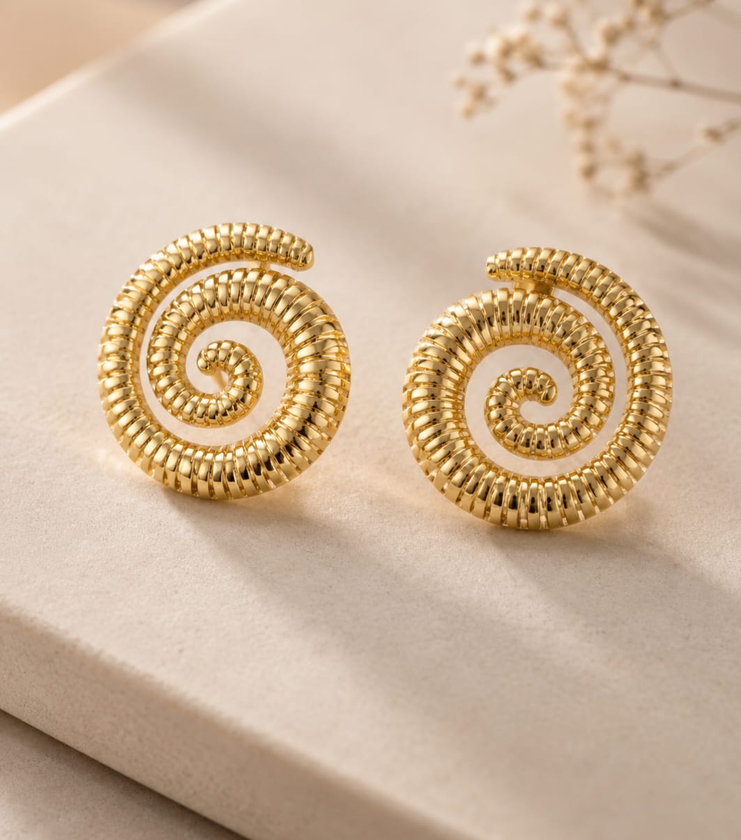 Brinco Dourado Caracol